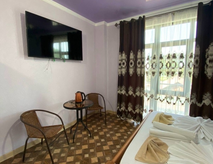 2-местный 1-комнатный номер стандарт с 1 двуспальной кроватью - Отель «Галина» Алахадзы